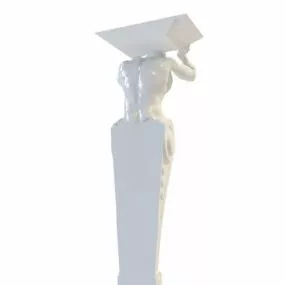 Garden Stone Sculpture 3d model