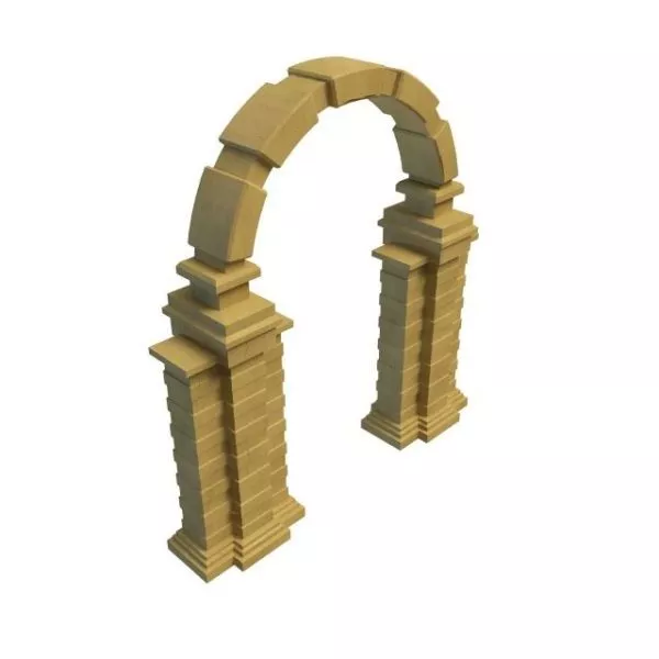 Antique Garden Stone Archway 3d model Antique Garden Stone Archway 3d model