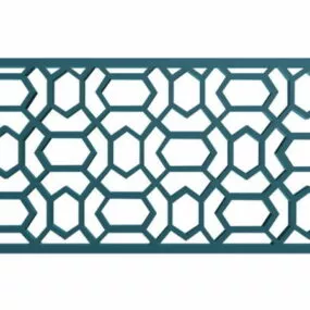 Garden Window Lattice Design 3d model