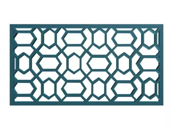 Lattice Frame Decoration 3d model