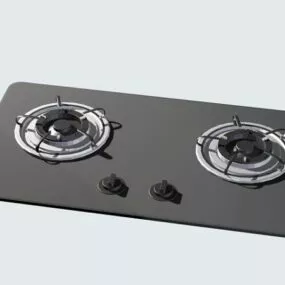 Kitchen Gas Burner Stove 3d model