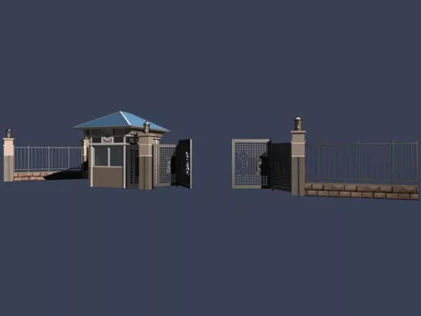 Ancient Architecture Paifang Gate 3d model