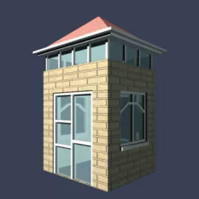 Gatehouse Front Door Furniture 3d model