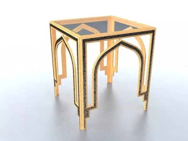 European Round Gazebo 3d model