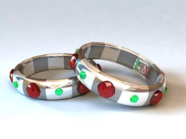 Golden Bracelet 3d model