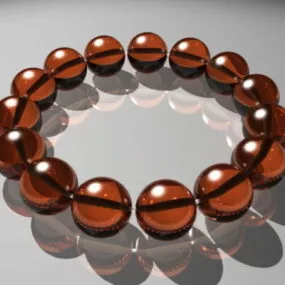Gemstone Bracelet 3d model