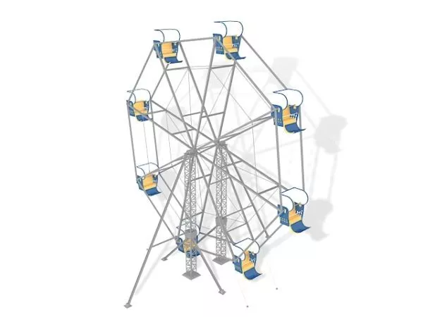 Struck Wheels Rim 3d model