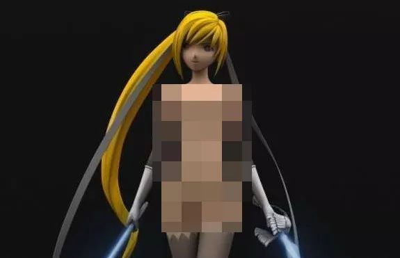 Warrior Girl With Wings 3d model