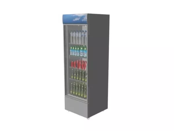 Retro Refrigerator 3d model