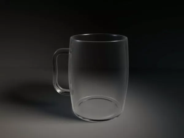 Beautiful Glass Cup 3d model