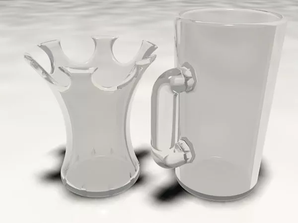 Tongue Mug Cup 3d model