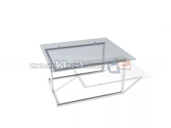 Furniture Glass Side Table 3d model Furniture Glass Side Table 3d model