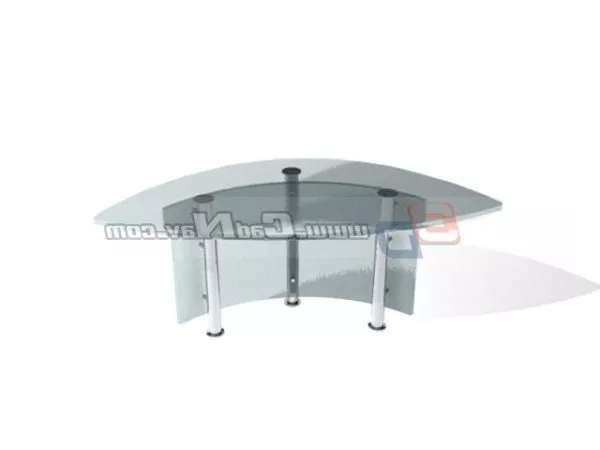 Glass Top End Table Furniture 3d model Glass Top End Table Furniture 3d model