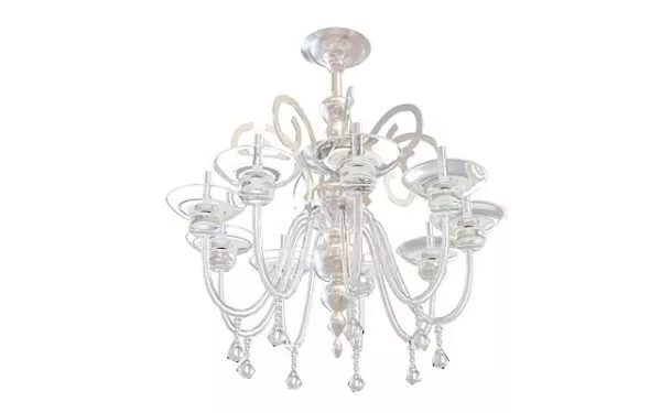 Elegant Design Brass Chandelier 3d model Elegant Design Brass Chandelier 3d model