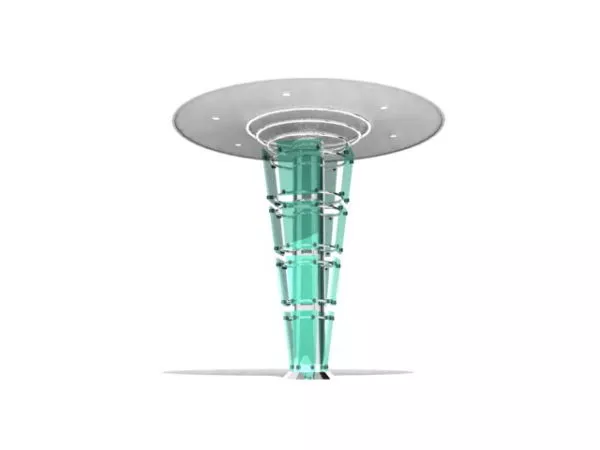 Antique Column Basse 3d model