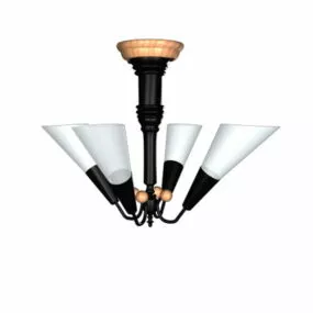 Glass Shape Pendant Light 3d model
