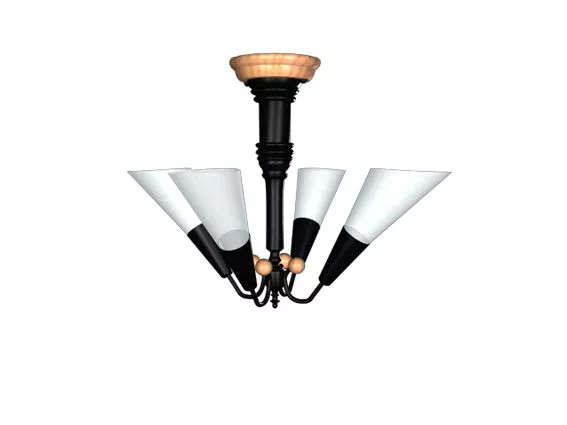 Glass Shape Pendant Light 3d model Glass Shape Pendant Light 3d model