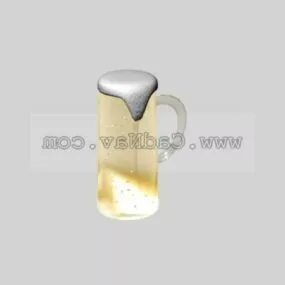 Drink Glass Of Beer 3d model