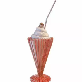 Kids Glass Of Ice Cream 3d model