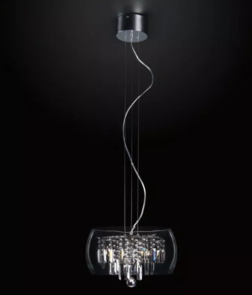 Living Room Glass Pendant Lamp 3d model Living Room Glass Pendant Lamp 3d model