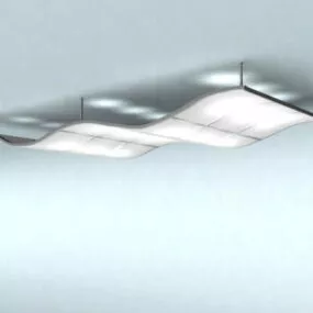 Home Square Modern Ceiling Lamp 3d model