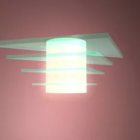 Office Glass Wall Lighting 3d model