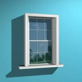 Home Glass Window Design 3d model