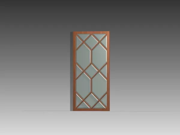 Home Glazed Door Insert Design 3d model Home Glazed Door Insert Design 3d model