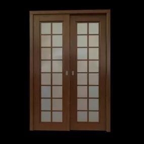 Home Design Double Acting Door 3d model