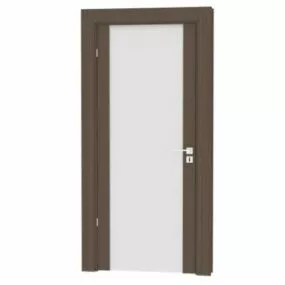 Modern Glazed Glass Door 3d model