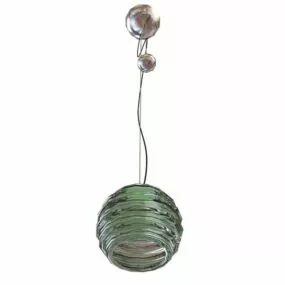 Glazed Hanging Lamp Living Room 3d model