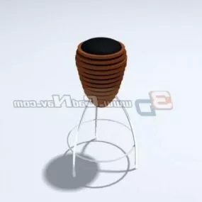Furniture High Stool 3d model