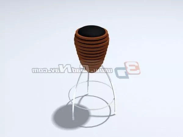 Furniture High Stool 3d model Furniture High Stool 3d model