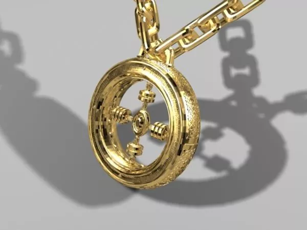 Mayan Ancient Necklace 3d model