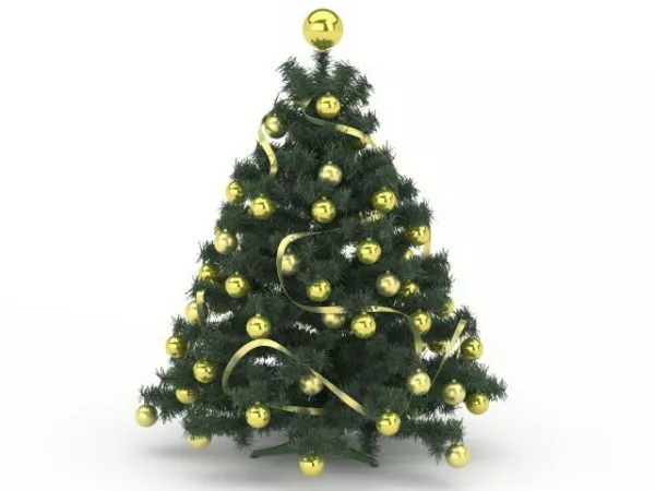 Christmas Chaplet Decoration 3d model