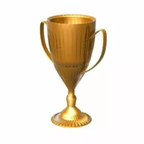 Sport Golden Trophy 3d model