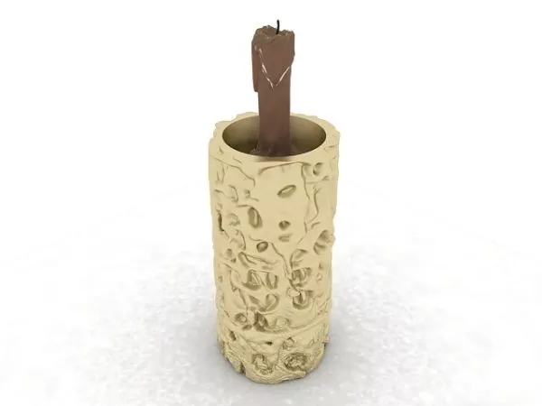 Candlestick Coral Shape 3d model