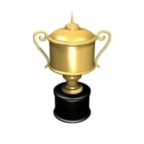 Classic Golden Trophy 3d model