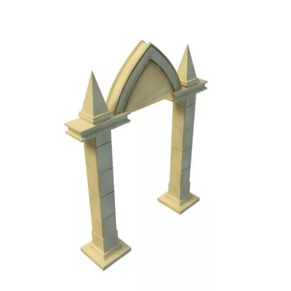 Steel Gate 3d model