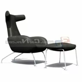 Grand Sofa With Ottoman Furniture 3d model