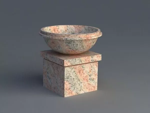 Landscape Architecture Granite Flower Pot 3d model Landscape Architecture Granite Flower Pot 3d model