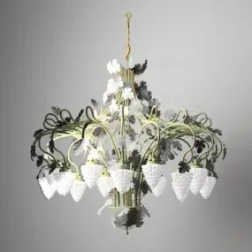 Living Room Grape Cluster Chandelier 3d model