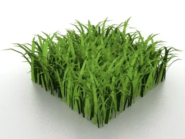 High Grass Pieces 3d model High Grass Pieces 3d model