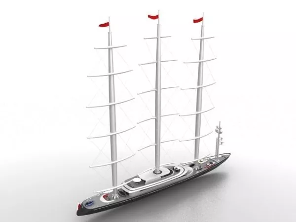 Watercraft Great Sailing Ship 3d model Watercraft Great Sailing Ship 3d model
