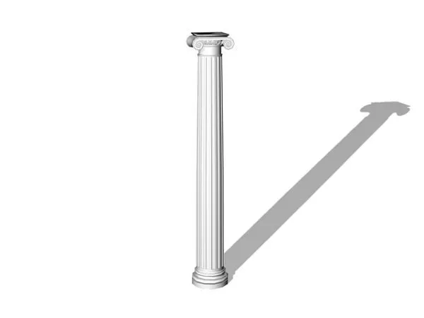 Stone Column Ancient Architecture 3d model