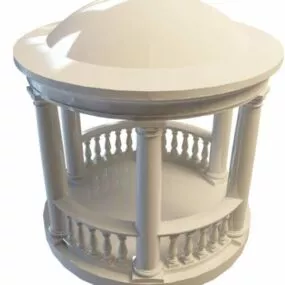 Ancient Greek Gazebo 3d model