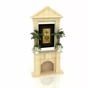 Greek Fireplace 3d model