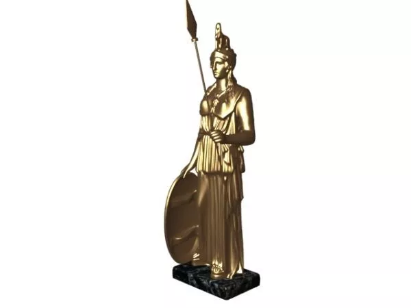 Greek Sculpture Athena Statue 3d model Greek Sculpture Athena Statue 3d model