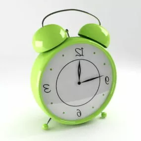 Home Green Alarm Clock 3d model