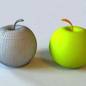 Green Apple 3d model
